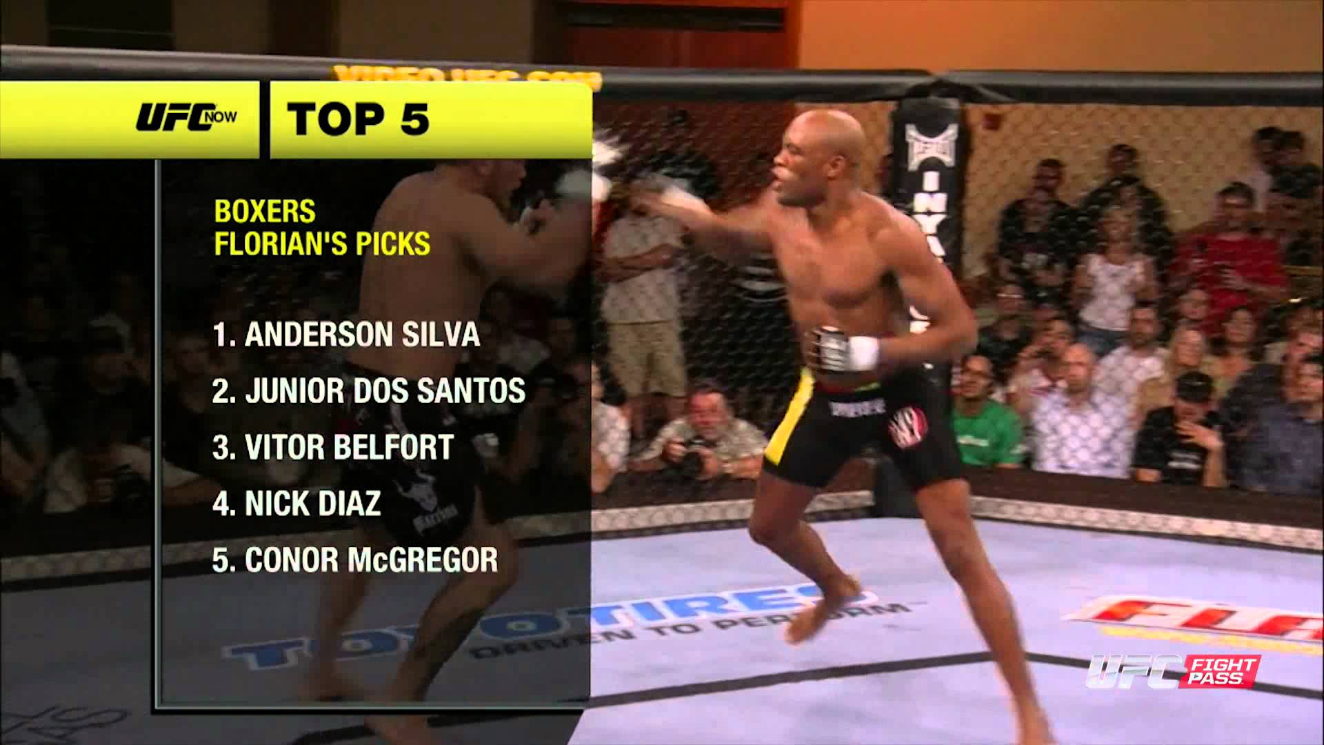 Video UFC Now Top 5 Boxers featuring McGregor, Anderson and more